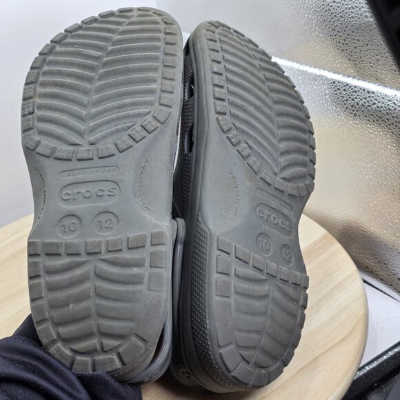 Crocs Unisex Classic Clog 10001-0DA Slate Grey Men's Size 10 / Womens 12 - Picture 8 of 12